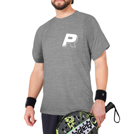 T SHIRT Padel Reference Homme Gris