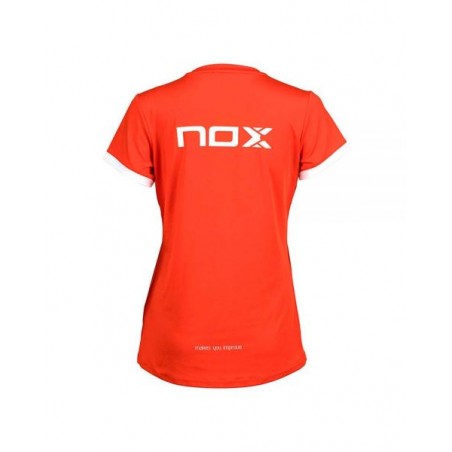 T-shirt de Padel NOX TEAM rouge Femme