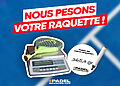 Peser sa raquette de Padel
