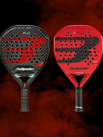 Illustration pack Bullpadel xplo padel racketar