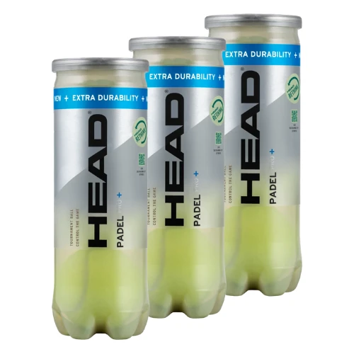 3 tubi di palline da padel Head Pro+