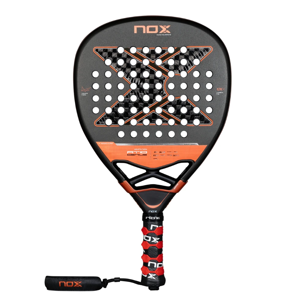 Pala de pádel Nox AT10 Genius Attack 12K Agustin Tapia 2025