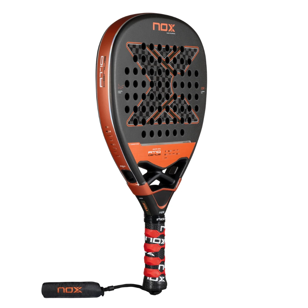 Pala de pádel Nox AT10 Genius Attack 12K Agustin Tapia 2025