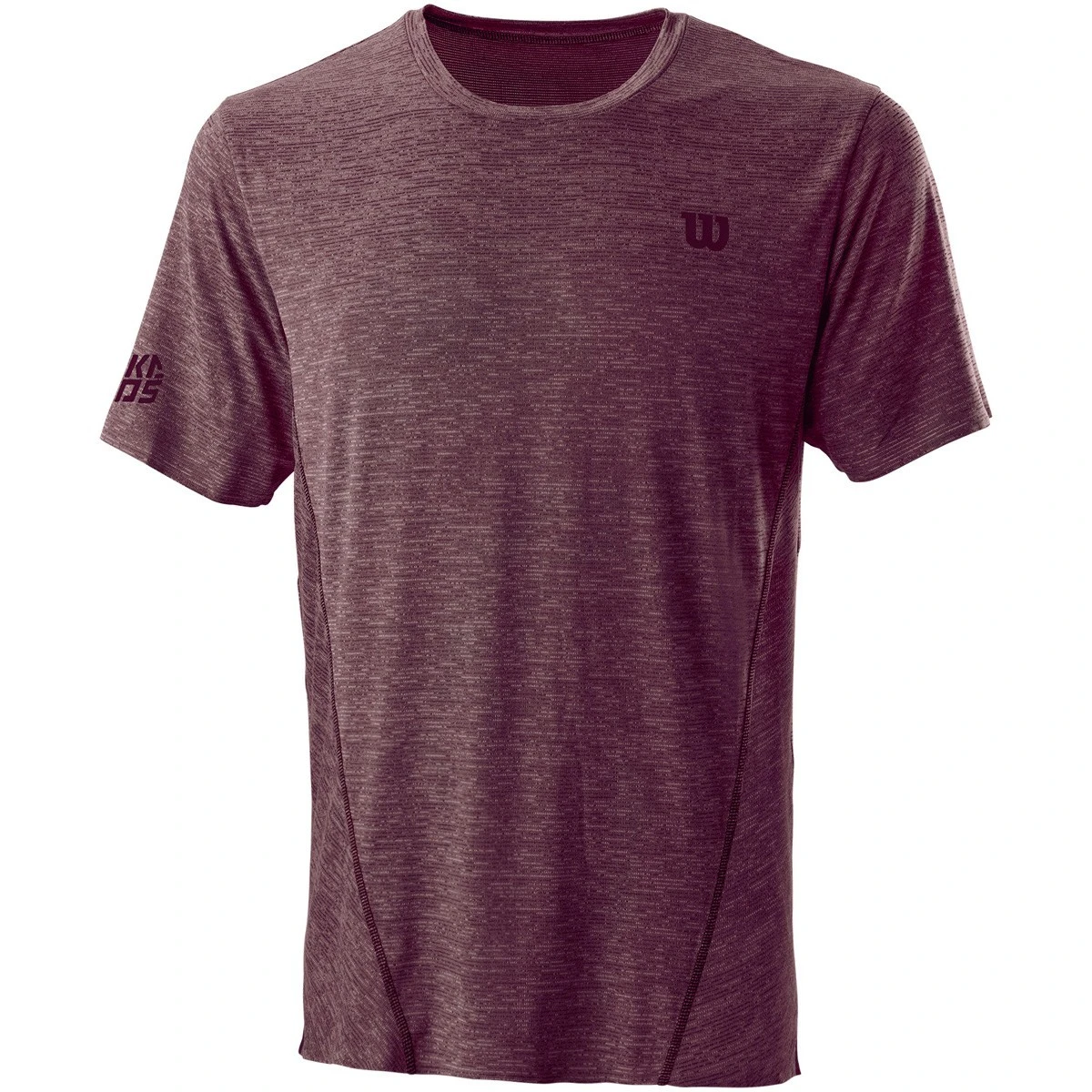 Wilson Kaos Mirage Crew T-shirt - Burgundy