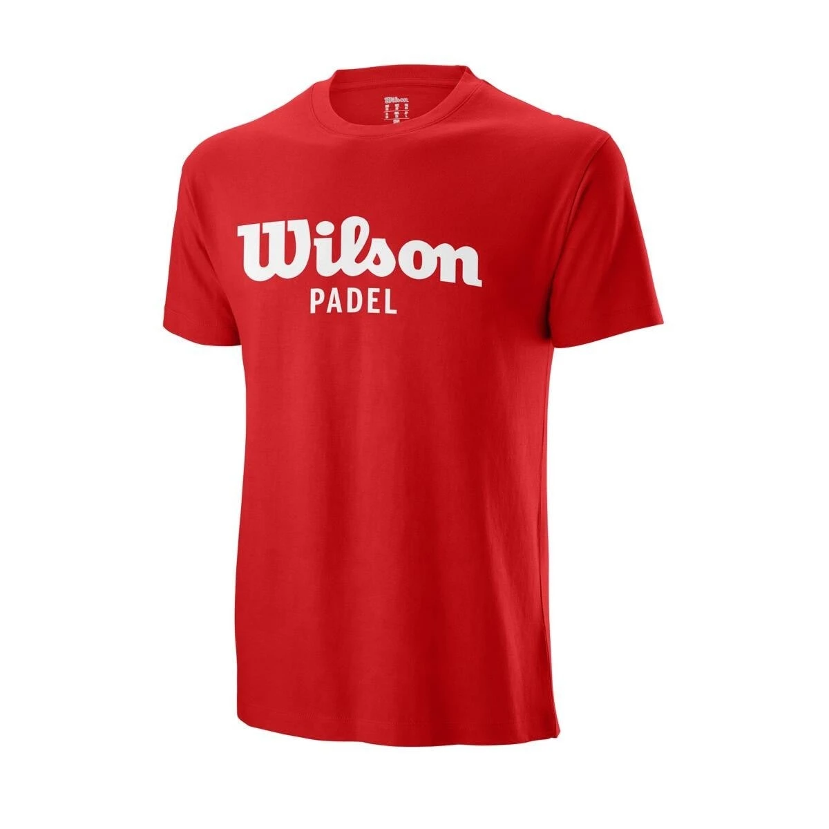 Wilson Padel Script Cotton T-shirt - Red
