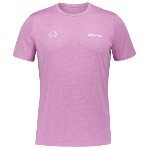 Juan Lebron Babolat Crew neck T-Shirt rose