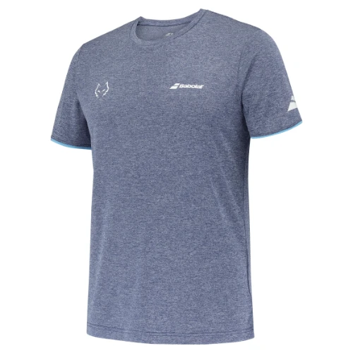 Juan Lebron Babolat Crew neck T-Shirt grau