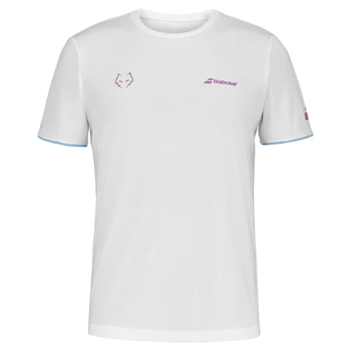 Juan Lebron Babolat Crew neck T-Shirt weiß