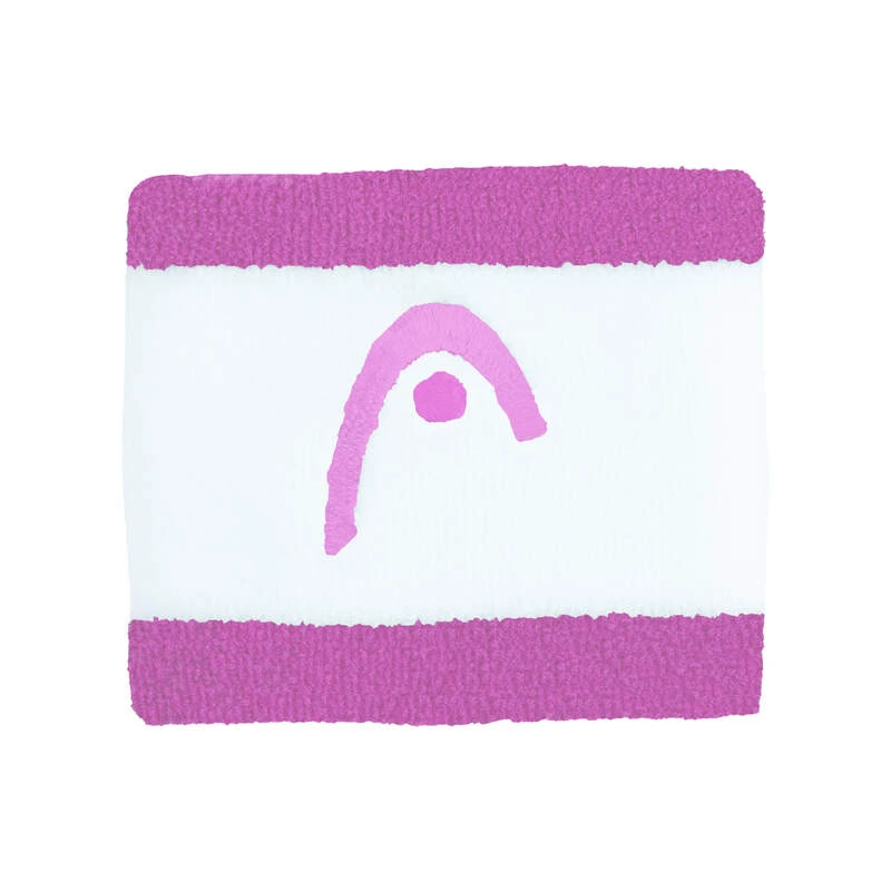 Poignet Head x2 Lilas clair et Blanc 2.5"