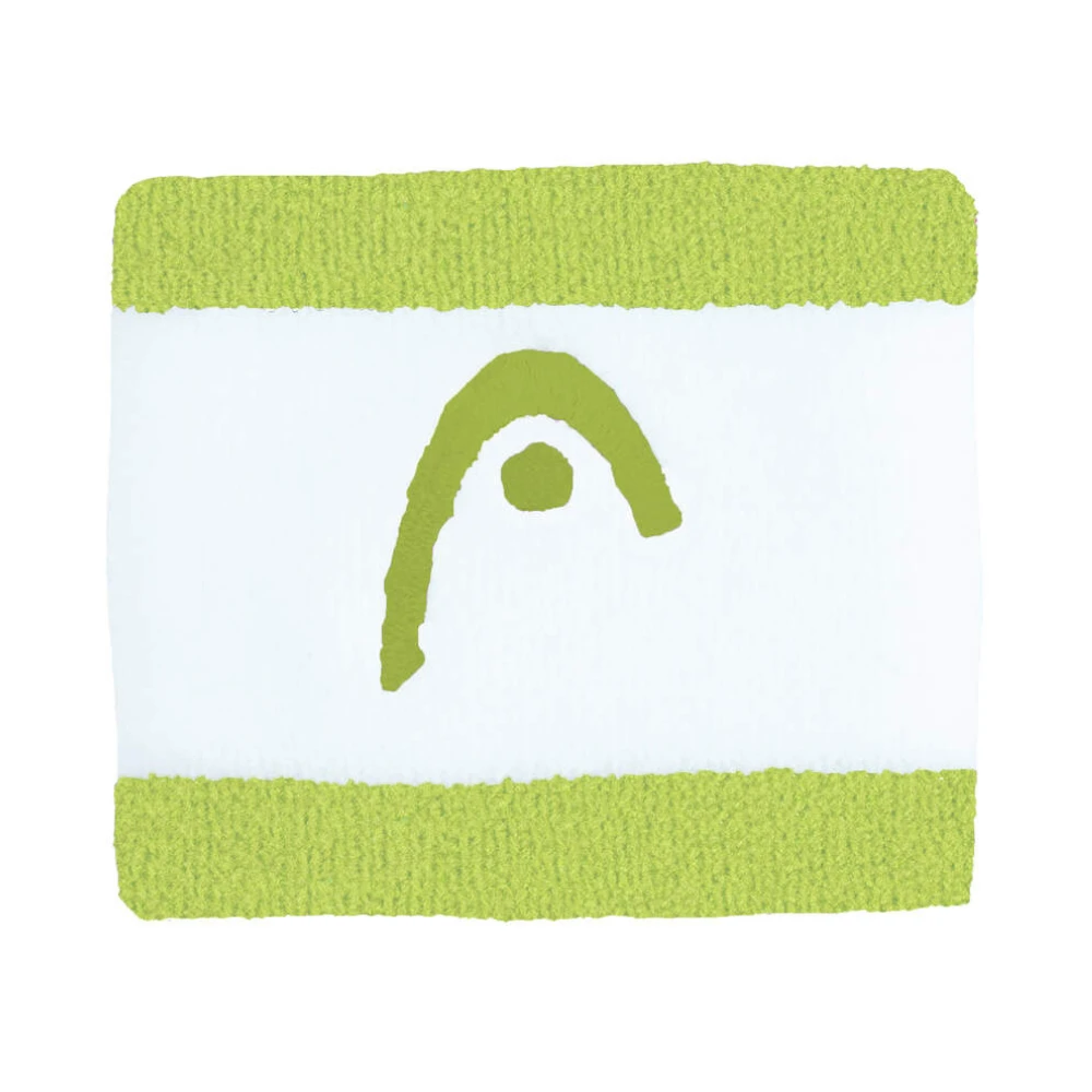 Poignet Head x2 Vert clair et Blanc 2.5"