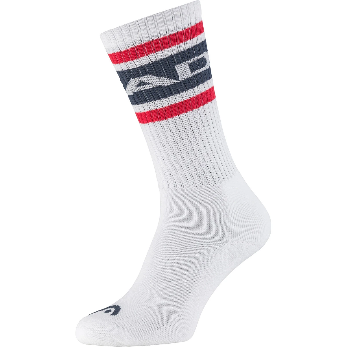 Chaussettes Head LONG CREW noir/rouge