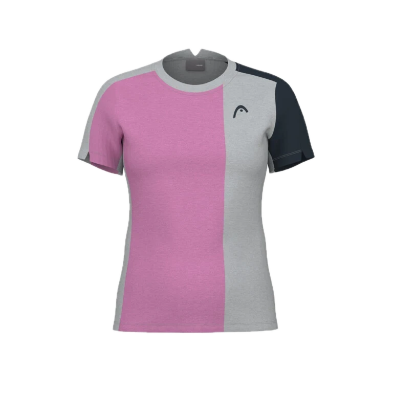 T-shirt HEAD Play Tech Cyclame/gris Femme 2024