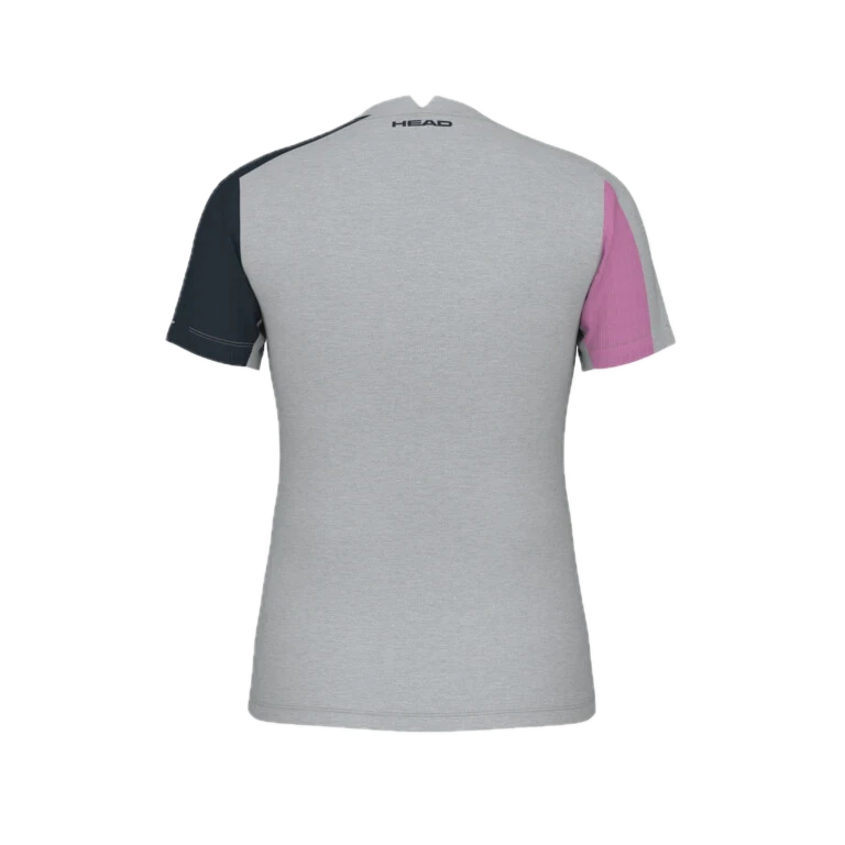 T-shirt HEAD Play Tech Cyclame/gris Femme 2024
