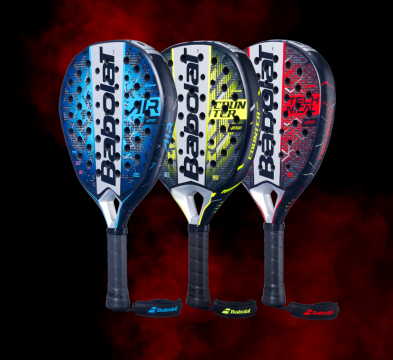 Illustration pack Babolat veron padel rackets