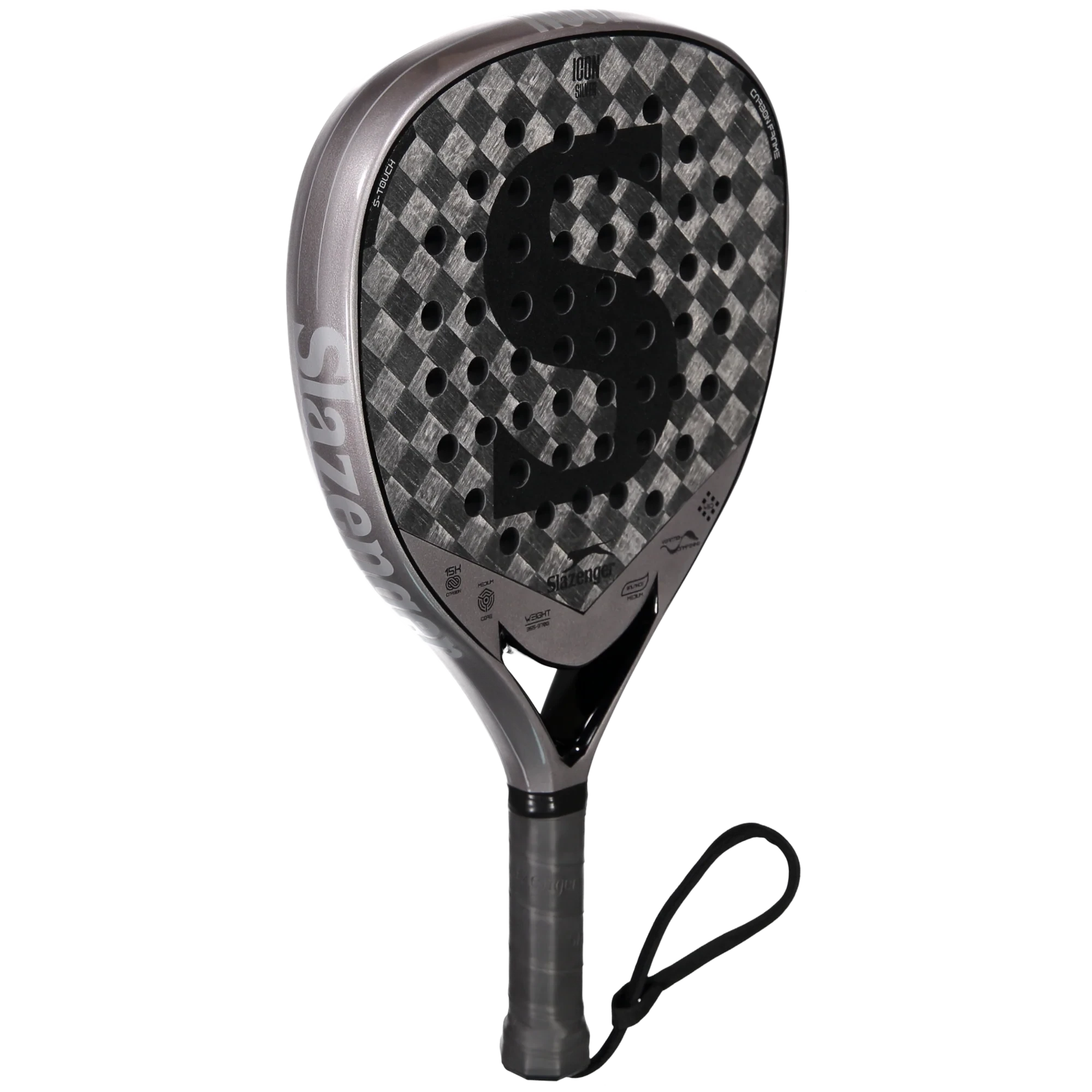 Slazenger Metal Series Icon Silver 
