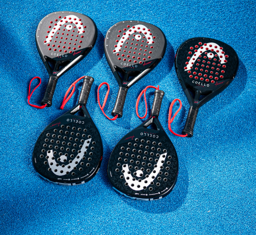 Illustration pack Head Coello padel racketar