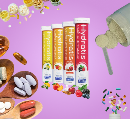 Illustration pack Suplementos alimenticios
