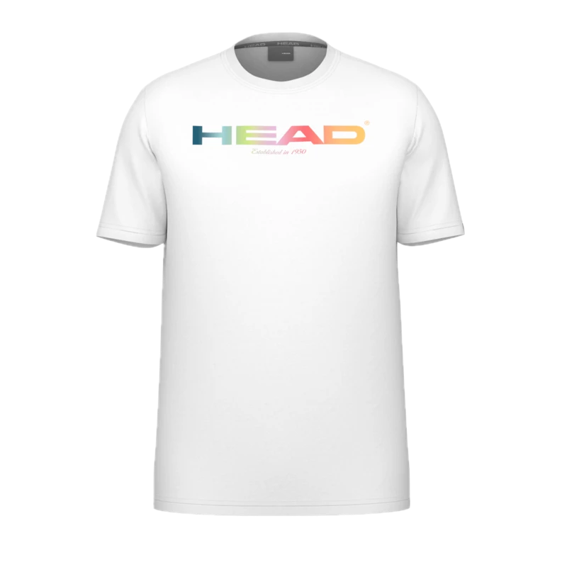 Camiseta Head Rainbow Hombre Blanco