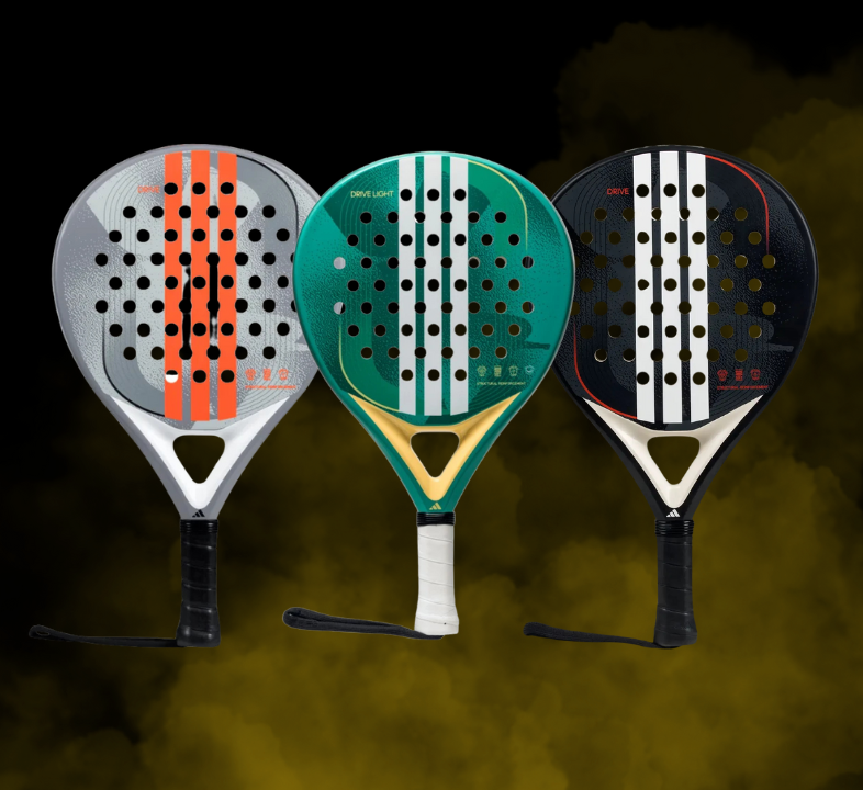 Illustration pack Adidas drive padel rackets