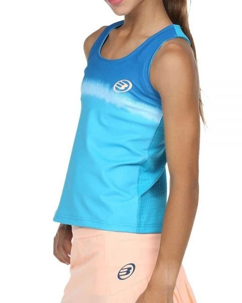 T-SHIRT BULLPADEL Femme Eguz Cyan