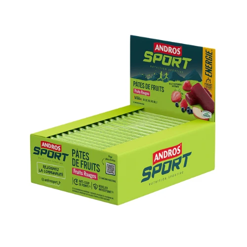Pâte de fruit Andros fruits rouges x32