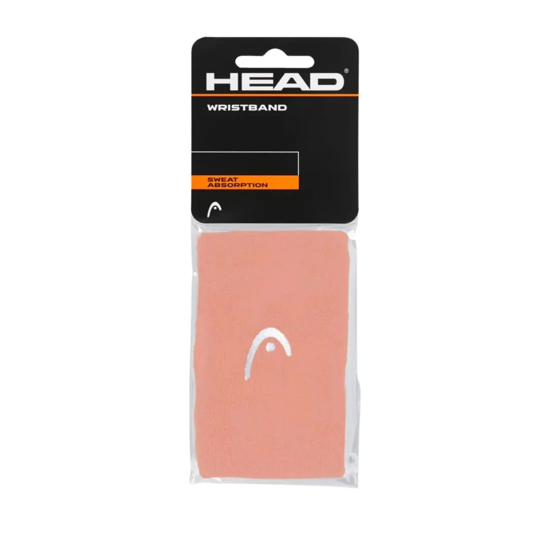 Poignet Head x2 Rose Pâle Large 5"
