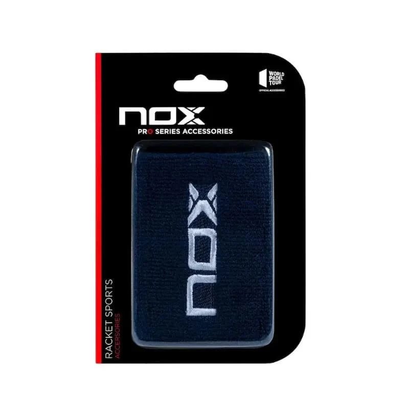 Nox Schweißbänder blau/weiß X2