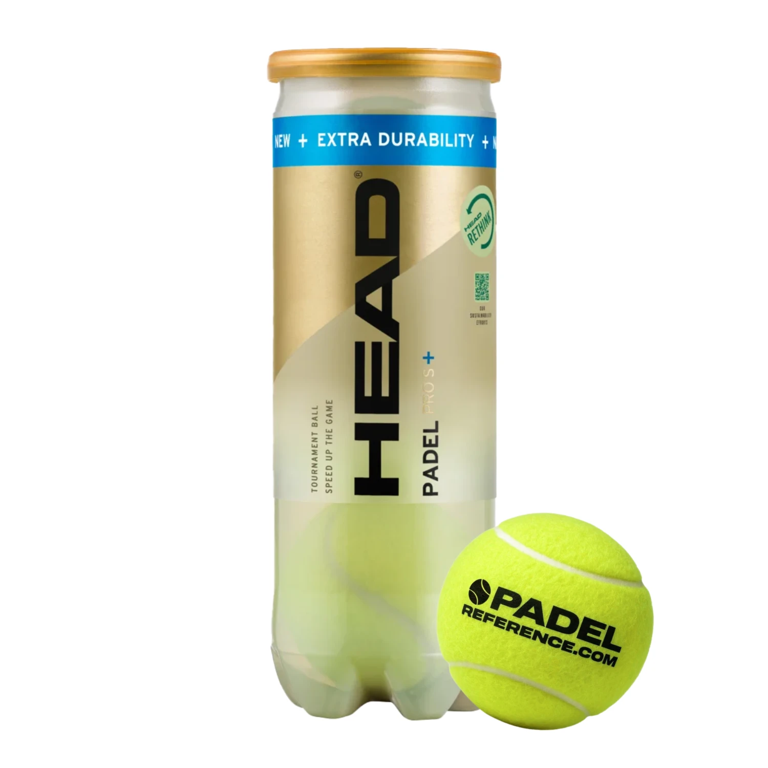 Palline da padel Head Pro S+ x Padel Reference