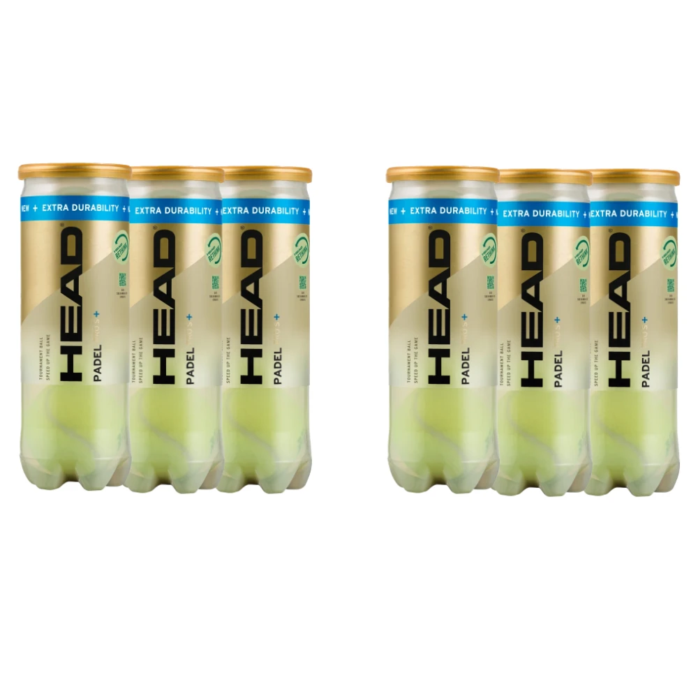 2 Tripack di palline Head Pro S+ x Padel Reference
