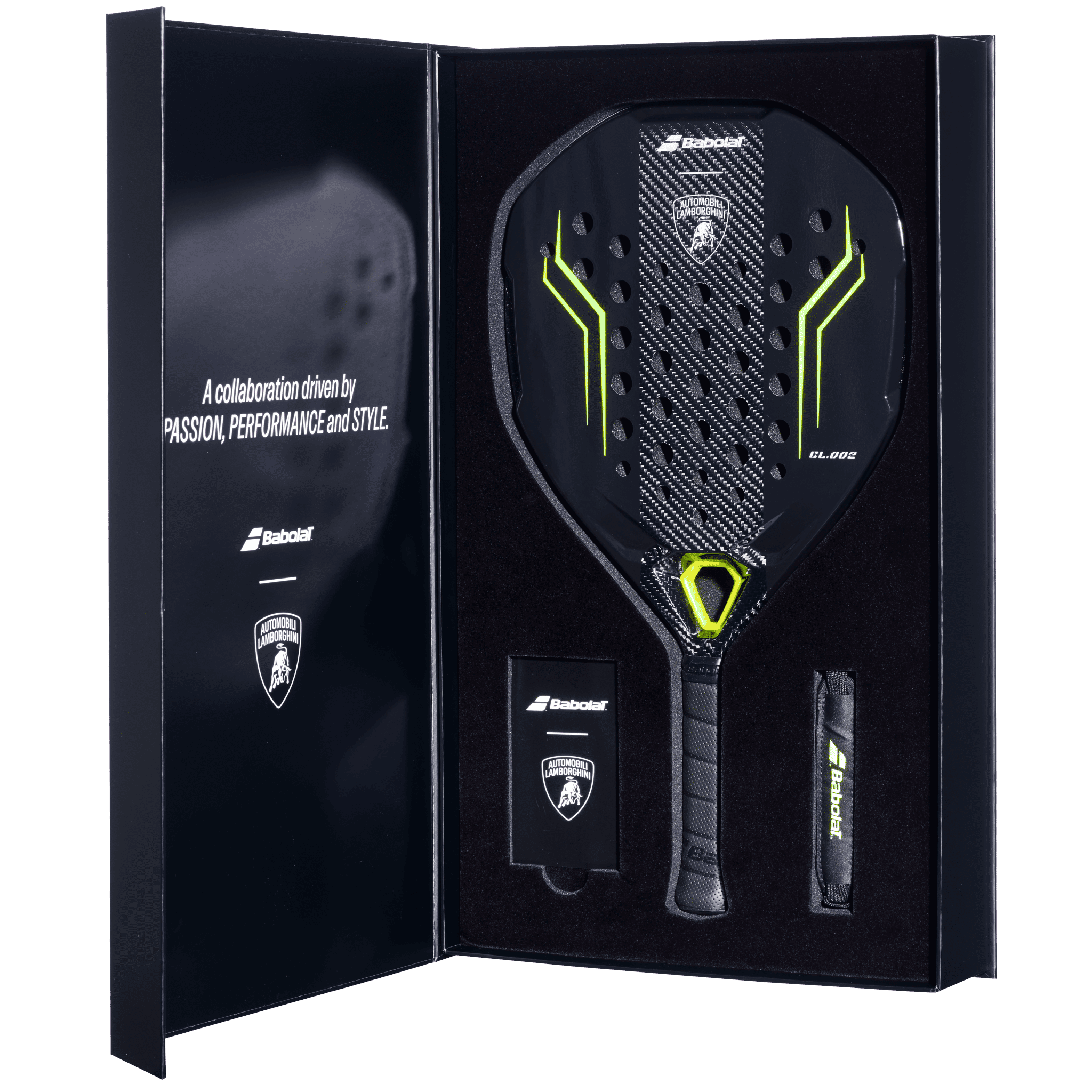 Pala de pádel Babolat x Lamborghini BL002 Black