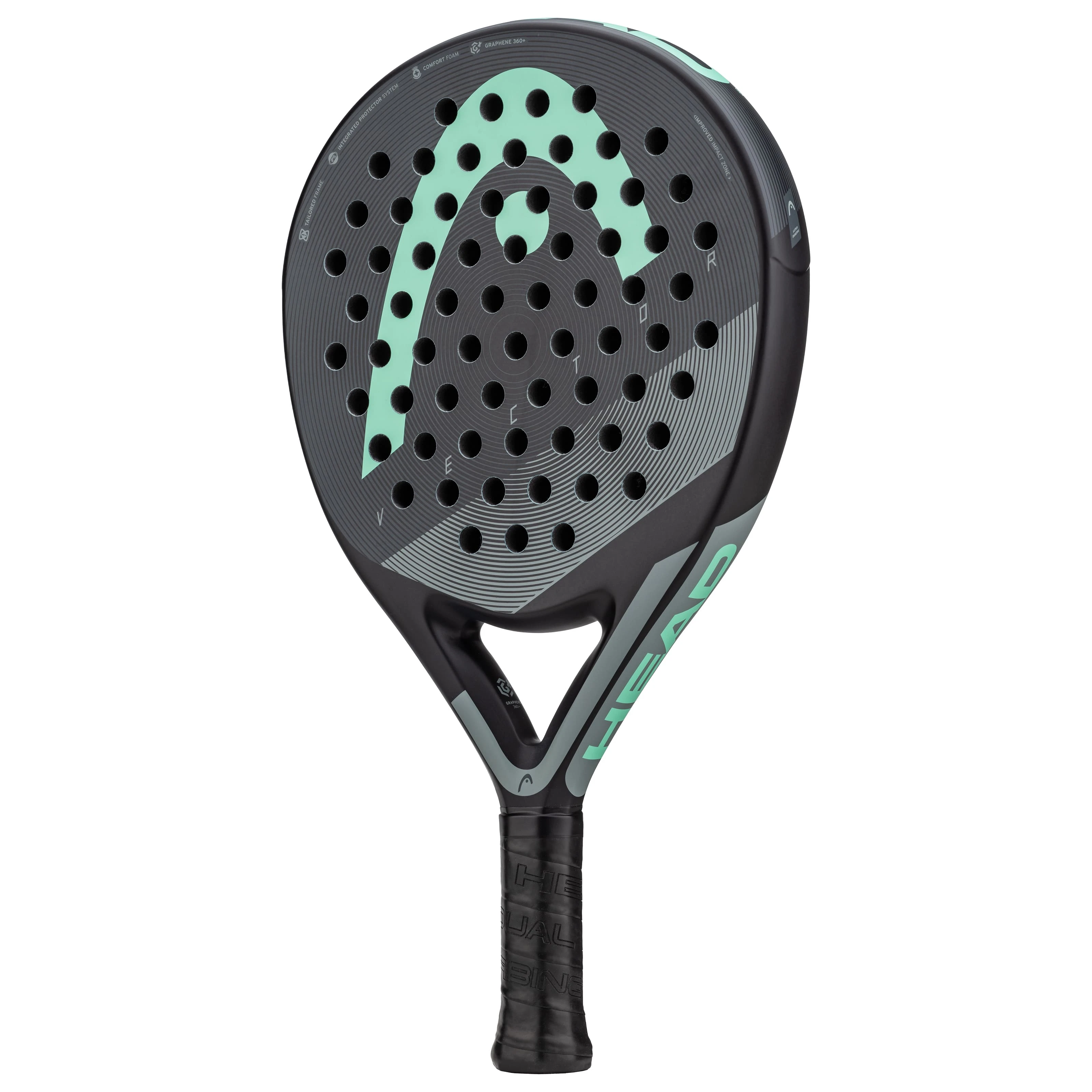 Padel racket Head Vector 2025
