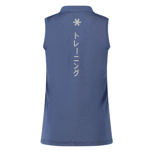 Osaka kurzes ärmelloses Top marineblau