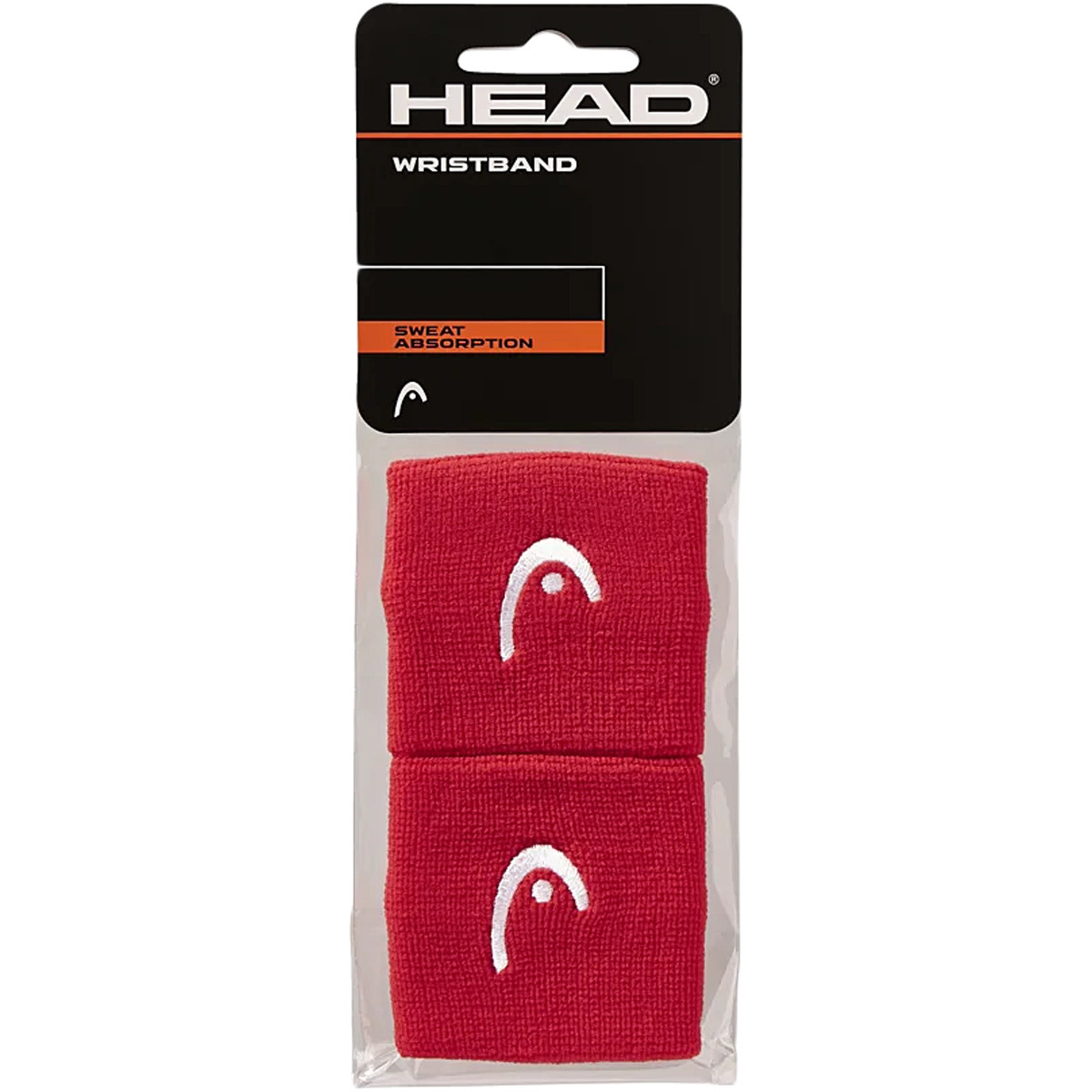 Head Wristband x2 Red 2.5