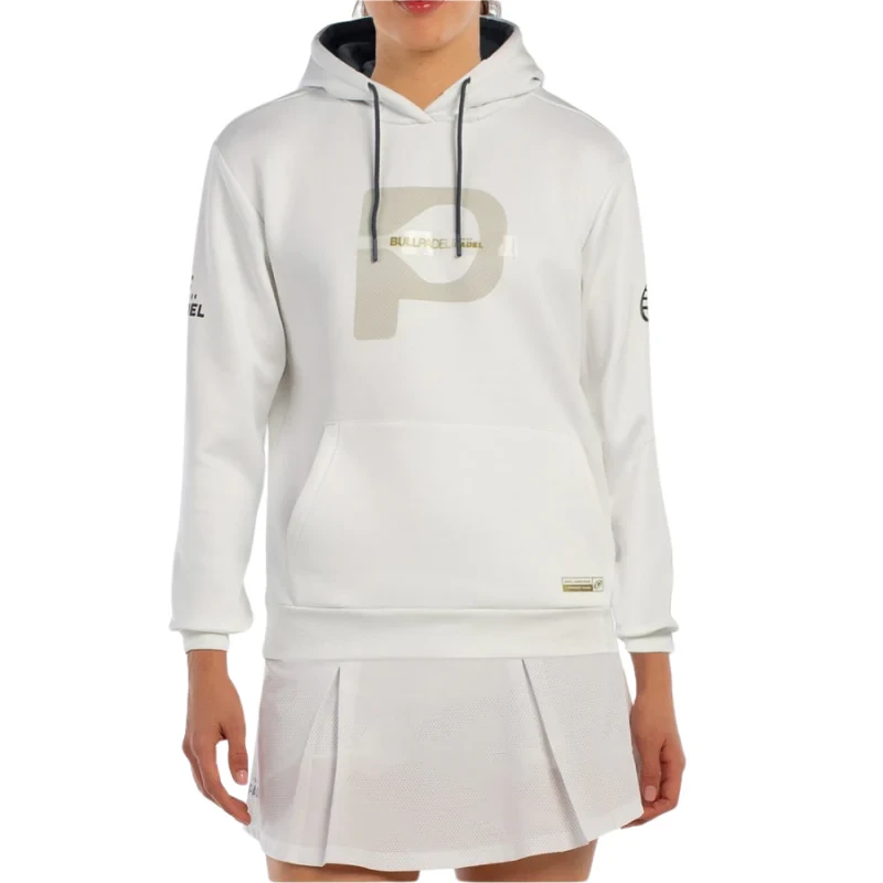 Bullpadel AEREA Weißer Premier Padel Damen-Sweatshirt