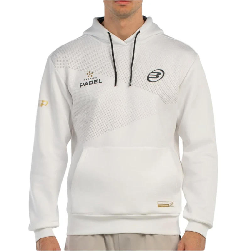 Bullpadel BAQUE Premier Padel Weißer Sweatshirt