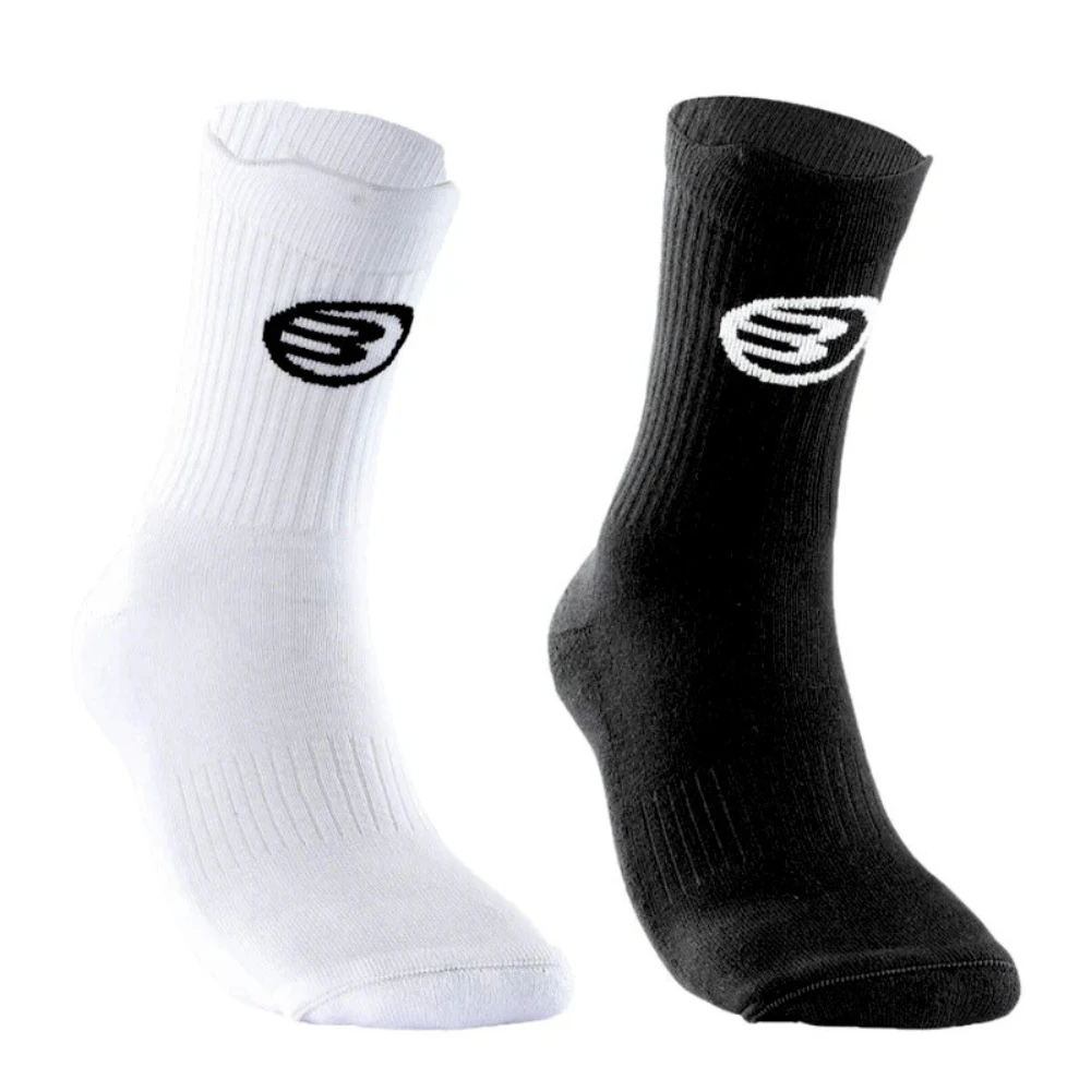 Chaussettes Bullpadel BP253 noir et blanc x2