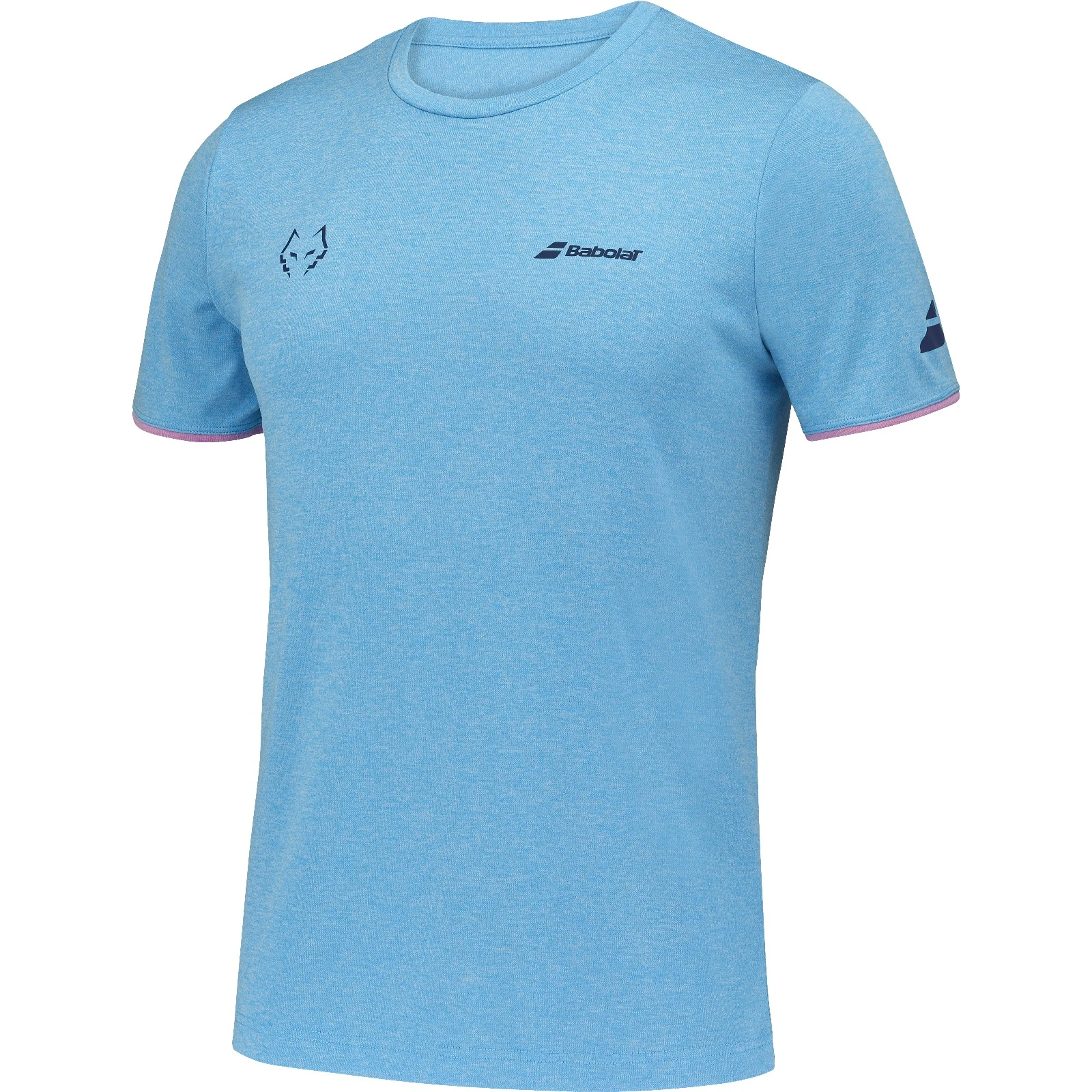 Juan Lebron Babolat Crew neck T-Shirt FW25 blau