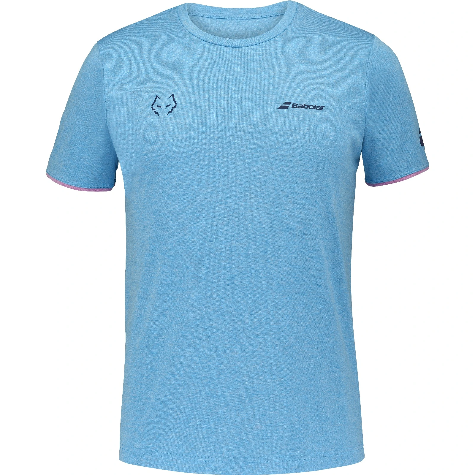 Juan Lebron Babolat Crew neck T-Shirt FW25 blau