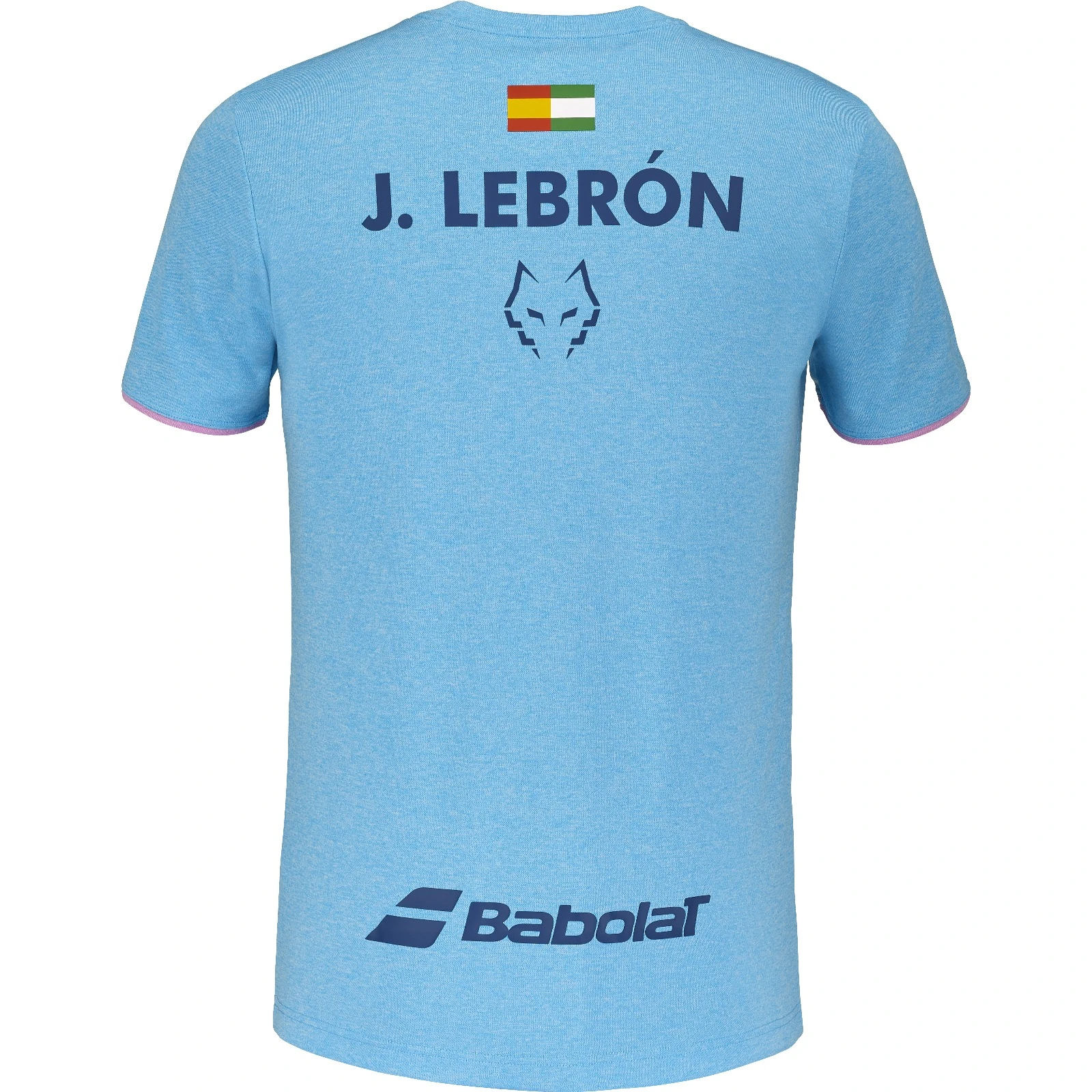 T-shirt Juan Lebron Babolat Crew Neck FW25 bleu clair 