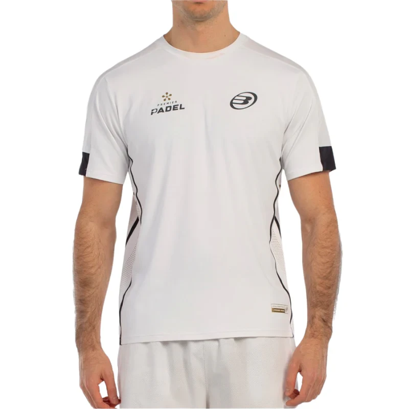 Camiseta Bullpadel Borni Blanca Premier Padel