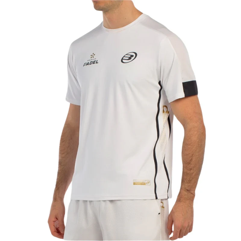 Camiseta Bullpadel Borni Blanca Premier Padel