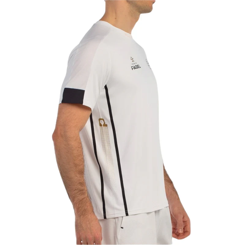 T-Shirt Bullpadel Borni Blanc Premier Padel