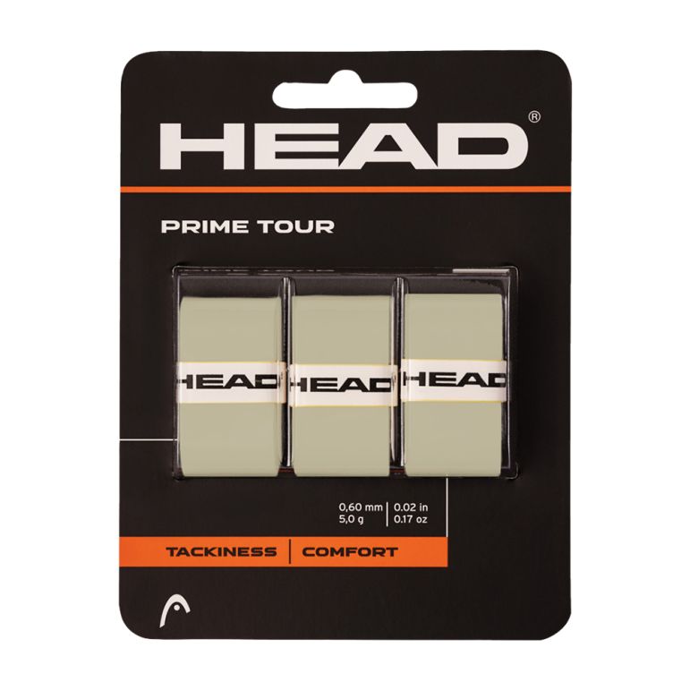 Head Surgrip Prime Tour X3 grå