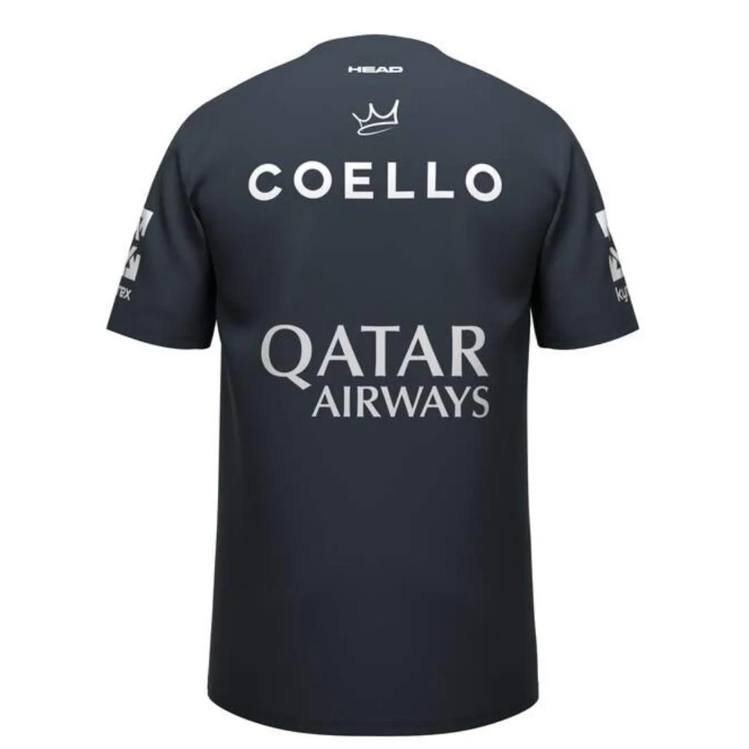 Head Coello T-Shirt 2025 blau