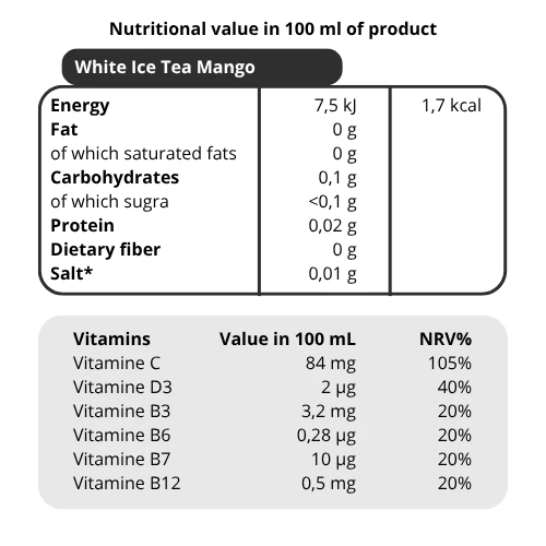VIWA White Ice tea mango
