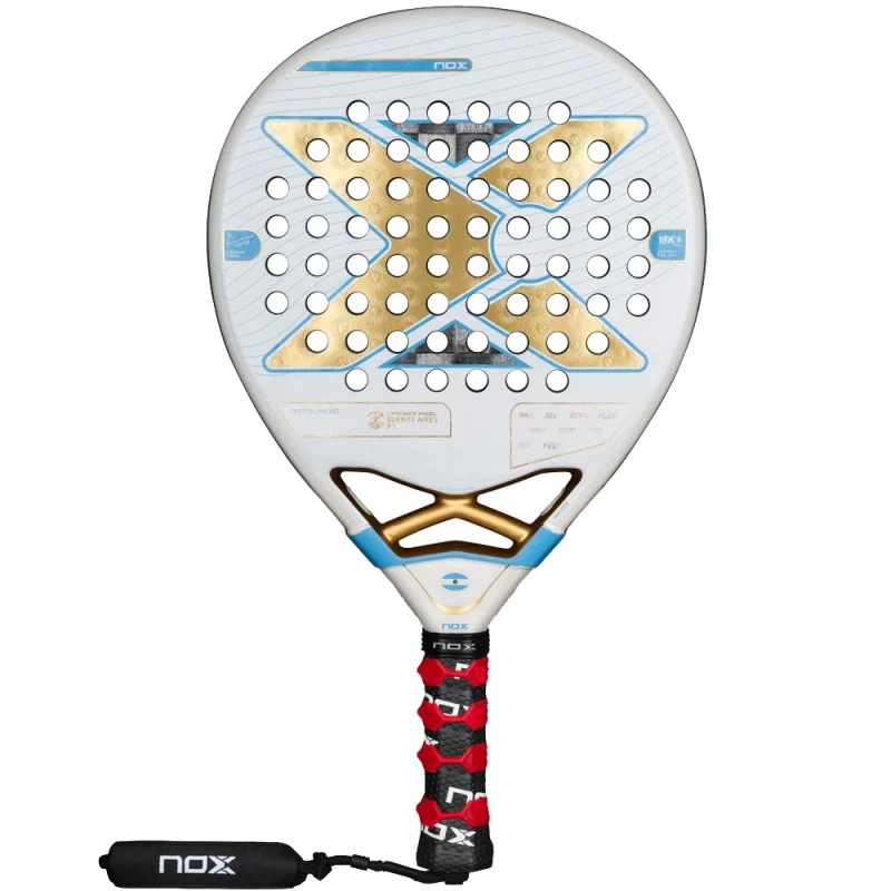 Pala de pádel NOX AT10 Luxury Genius 18K Alum Buenos Aires Edición Limitada
