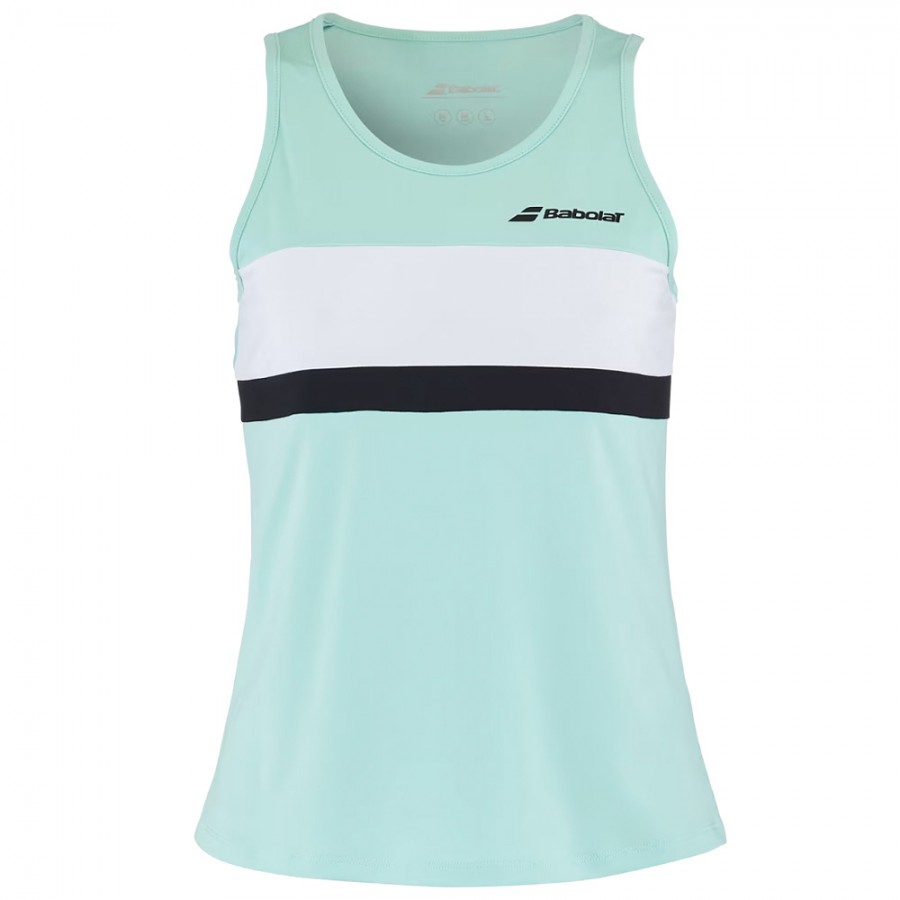 Débardeur Babolat Blanc bleu Femme 2025