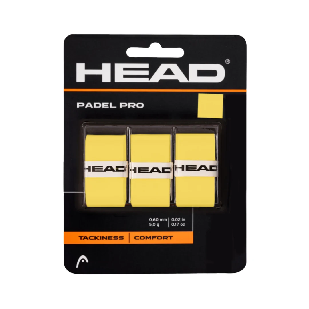 Surgrip Head Padel Pro gelb x3