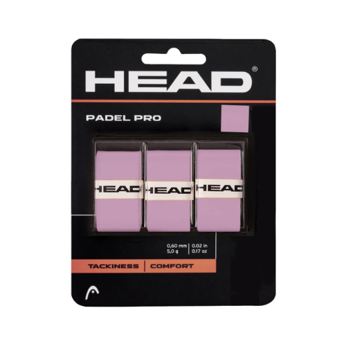 HEAD Padel Pro rosa overgrip x3