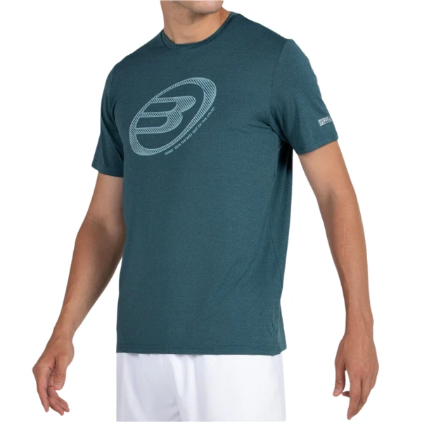 Camiseta Bullpadel Lande Verde Oscuro Vigore